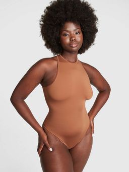 Victoria's Secret - Women Brown Polyamide Bodysuit