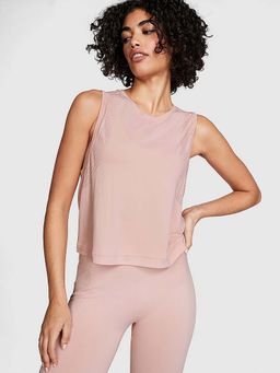 Victoria's Secret - Women Beige Polyamide Tank Top