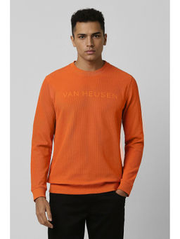 Van Heusen - Orange Solid Sweatshirt