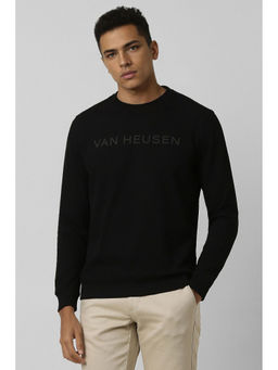 Van Heusen - Black Solid Sweatshirt