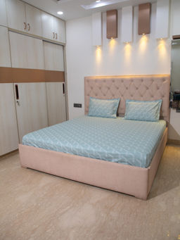 StudioHMK - Light Teal 100% Cotton Bedsheet with Pillow Covers (King)