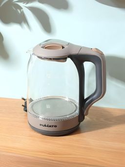 Fumato - Glass Electric Borosilicate Kettle 1500W, 1800ml, Blue LED Light