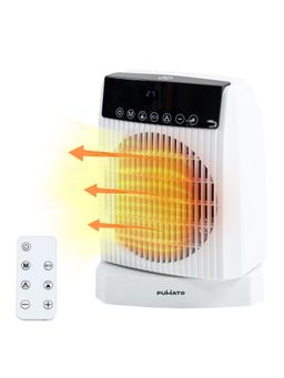 Fumato - Waterproof Room Heater, Overheat Protection Temperature Setting LED Display