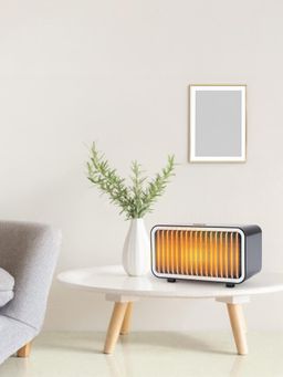 Fumato - Room Heater with PTC Ceramic Heating, 900W Power with Overheat Protection, Black