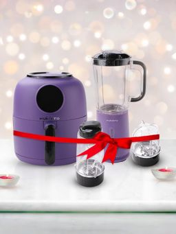 Fumato - Digital Air Fryer & 3 In 1 Mixer Grinder (Purple), 4.5L