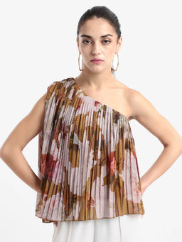 RAREISM - Womens One Shoulder Print Top