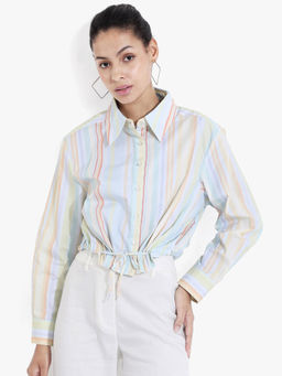 RAREISM - Womens Narrow Stripes Shirt