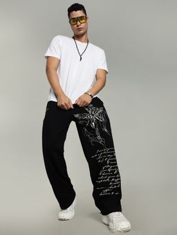 XTREMEX - Pure Cotton Divine Men Loose Fit Graphic Trackpant