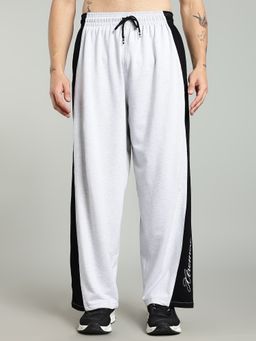 XTREMEX - Pure Cotton Edgeflow Melange Men Loose Fit Colorblocked Trackpant