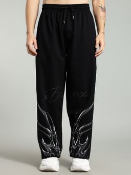XTREMEX - Pure Cotton Nova Men Loose Fit Graphic Trackpant
