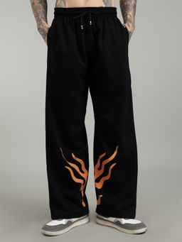 XTREMEX - Pure Cotton Saint Club Men Loose Fit Graphic Trackpant