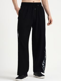 XTREMEX - Pure Cotton Steel Cut Men Loose Fit Graphic Trackpant