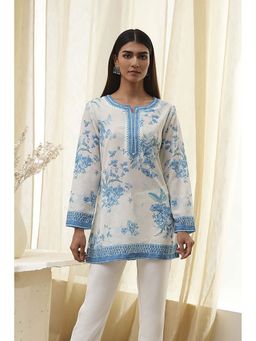 Biba - Women White Straight Kurti