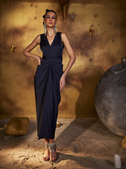 House of Fett - Navy Blue Spartan Dress