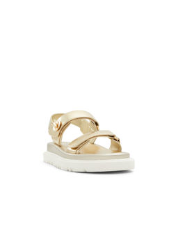 Aldo - Women Gold Flat Sandals