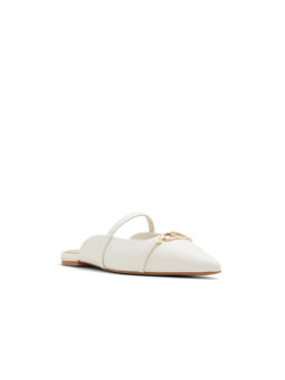 Aldo - Women White Bone Flat Mules