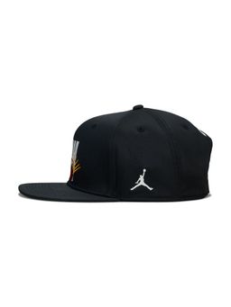 Nike - Jordan Essentials Pro Black Structured Flat Bill Cap
