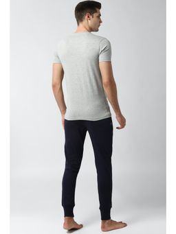Peter England - Men Grey T Shirt And Joggers (Set of 2)