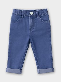 Mi Arcus - Kids Solid Denim Blue Jeans