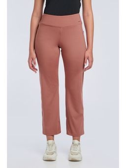 Amante - Women Brick Dust Brown Flaunt Flared Track Pants