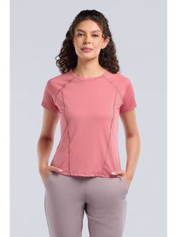 Amante - Women Mauve Glow Energize Active Flex T-Shirt