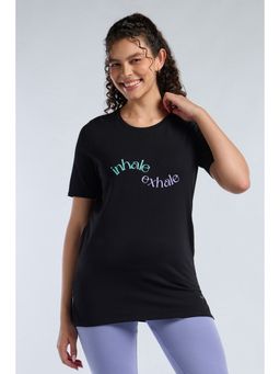 Amante - Women Black Base Easy Wear T-Shirt