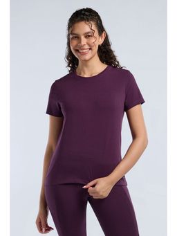 Amante - Women Winter Bloom Essential Crew Neck T-Shirt