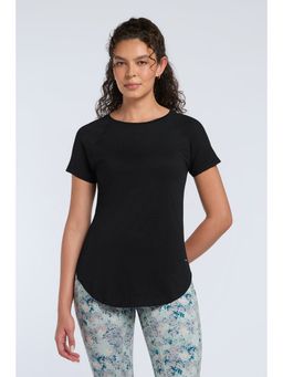 Amante - Women Black Easy Curve T-Shirt