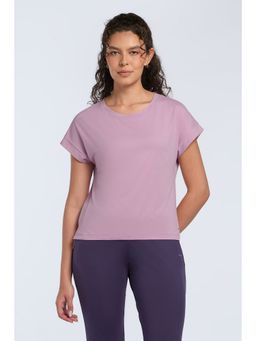 Amante - Women Mauve Mist Easy Relaxed T-Shirt