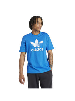 adidas Originals - Trefoil Men Blue Solid T-Shirt