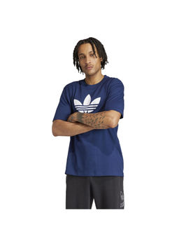 adidas Originals - Trefoil Men Navy Blue Solid T-Shirt