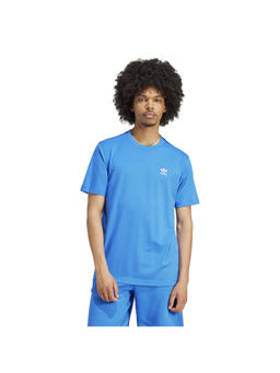 adidas Originals - Essential Men Blue Solid T-Shirt
