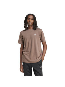 adidas Originals - Essential Men Brown Solid T-Shirt