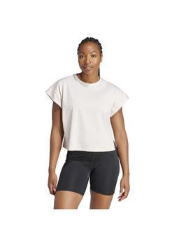adidas - St Women Off White Training T-Shirt