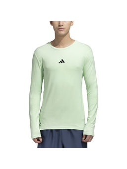 adidas - Wo Long Sleeve Men Green Training T-Shirt