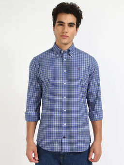 Tommy Hilfiger - Mens Blue Checks Shirt