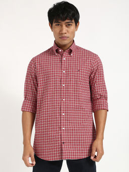 Tommy Hilfiger - Mens Red Checks Shirt