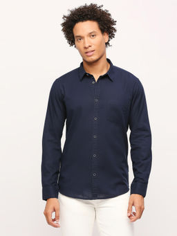 Pepe Jeans - Rox Solid Slub Navy Blue