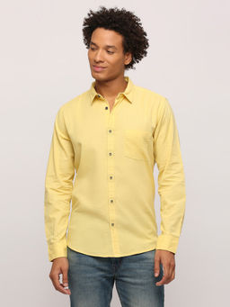 Pepe Jeans - Rox Solid Slub Yellow