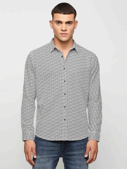 Pepe Jeans - Carter Printed Poplin Grey