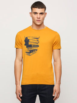 Pepe Jeans - Bruce Graphic Printed Tee Yellow