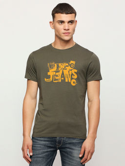 Pepe Jeans - Brandon Brand Carrier T-Shirt Olive Green