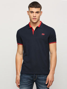 Pepe Jeans - Vincent Solid Pq Polo T-Shirt Navy Blue