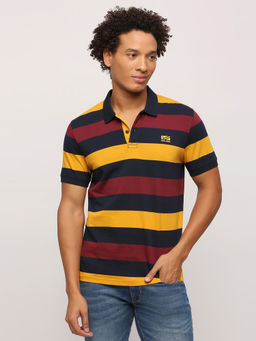 Pepe Jeans - Corbet Trendy Stripes Polo T-Shirt Multi-Color