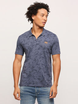 Pepe Jeans - Baixar All Over Printed Trendy Polo T-Shirt Blue
