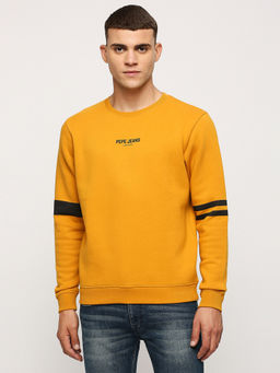 Pepe Jeans - Kester Brand Carrier Sweatshirt Yellow
