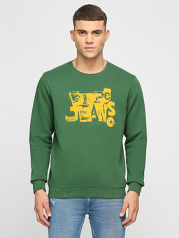 Pepe Jeans - Karl Brand Carrier Sweatshirt Green