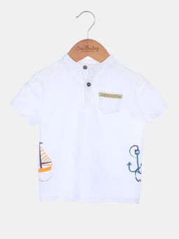 One Friday - Solid T-Shirt-Off White