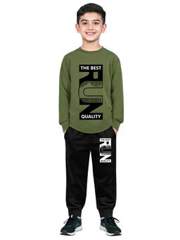 Trampoline - Boys Print Cotton Blend Printed Co-Ord Set