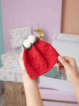 THE BABY TRUNK - Infant Kids Red Christmas Knitted Beanie Cap